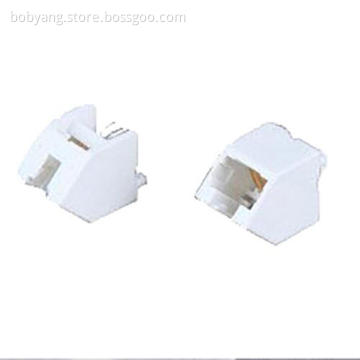 Jack 45'C Degree 8P8C 1x1 Port Full Plastic